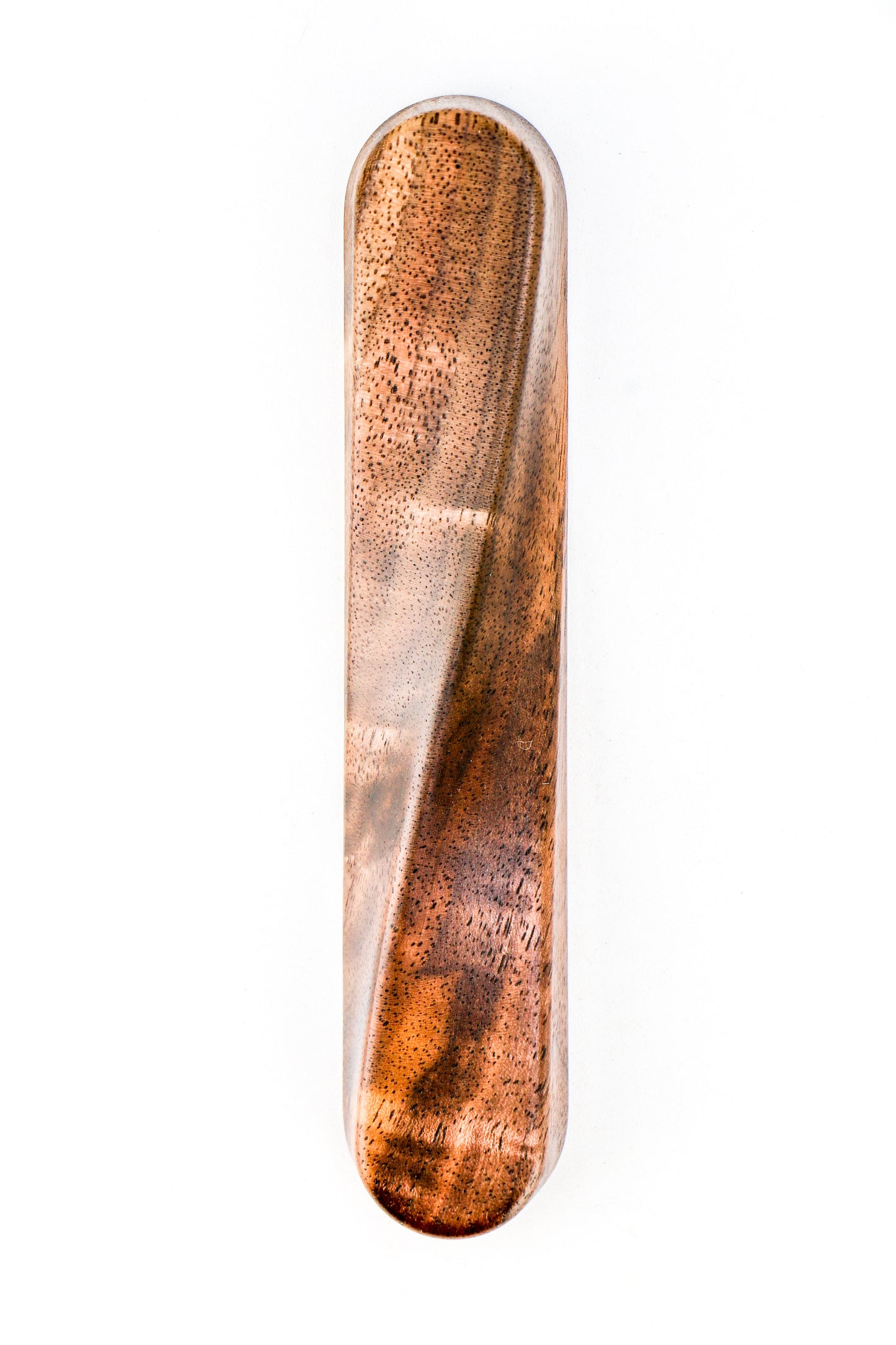 TWIST Mezuzah - Figured Walnut
