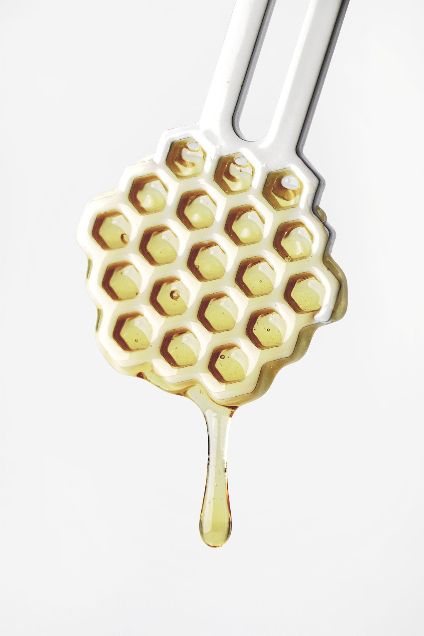 HYVE Honey Dipper | White Stainless