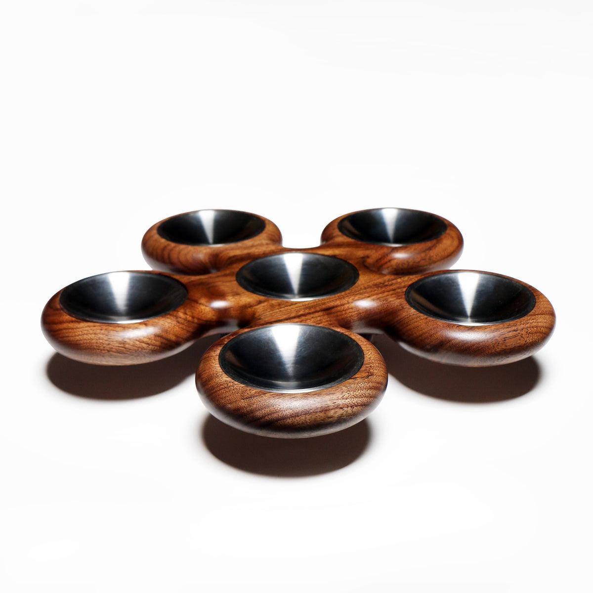 Fidget Spinner Seder Plate - Walnut #2