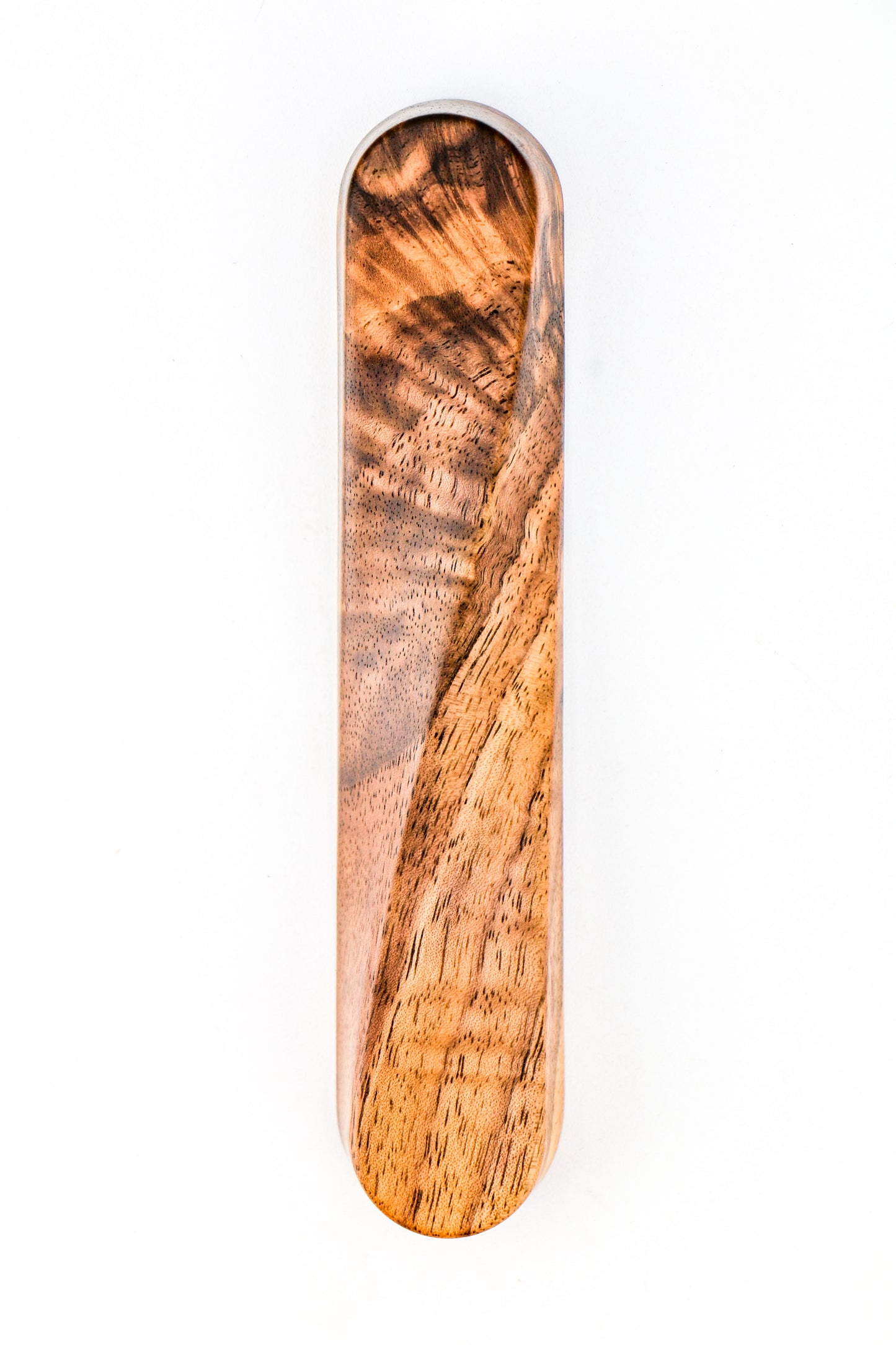 TWIST Mezuzah - Figured Walnut