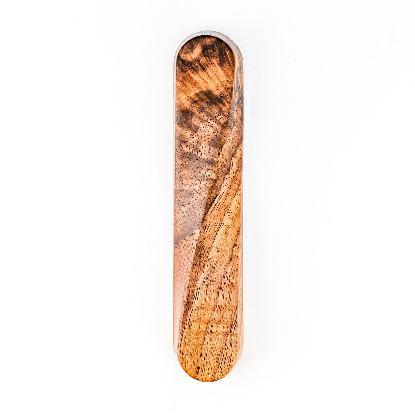 TWIST Mezuzah - Figured Walnut