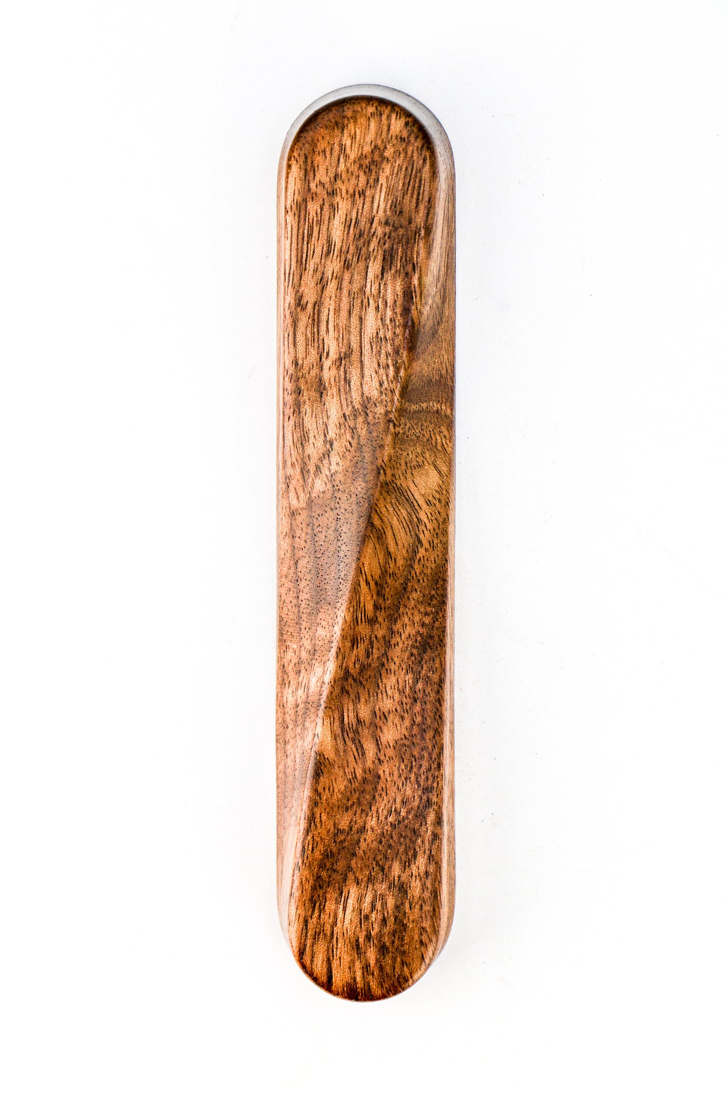 TWIST Mezuzah - Figured Walnut