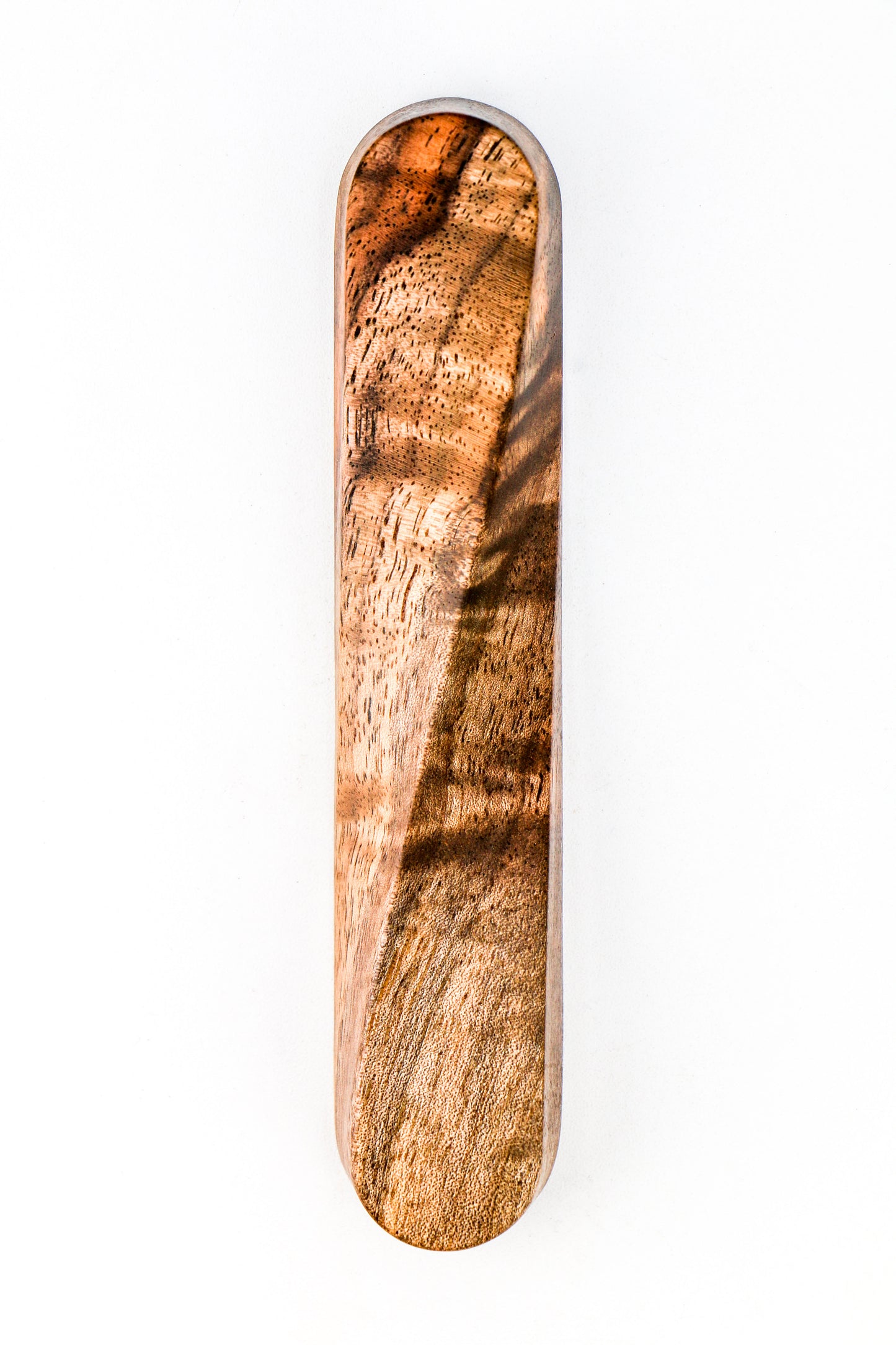TWIST Mezuzah - Figured Walnut