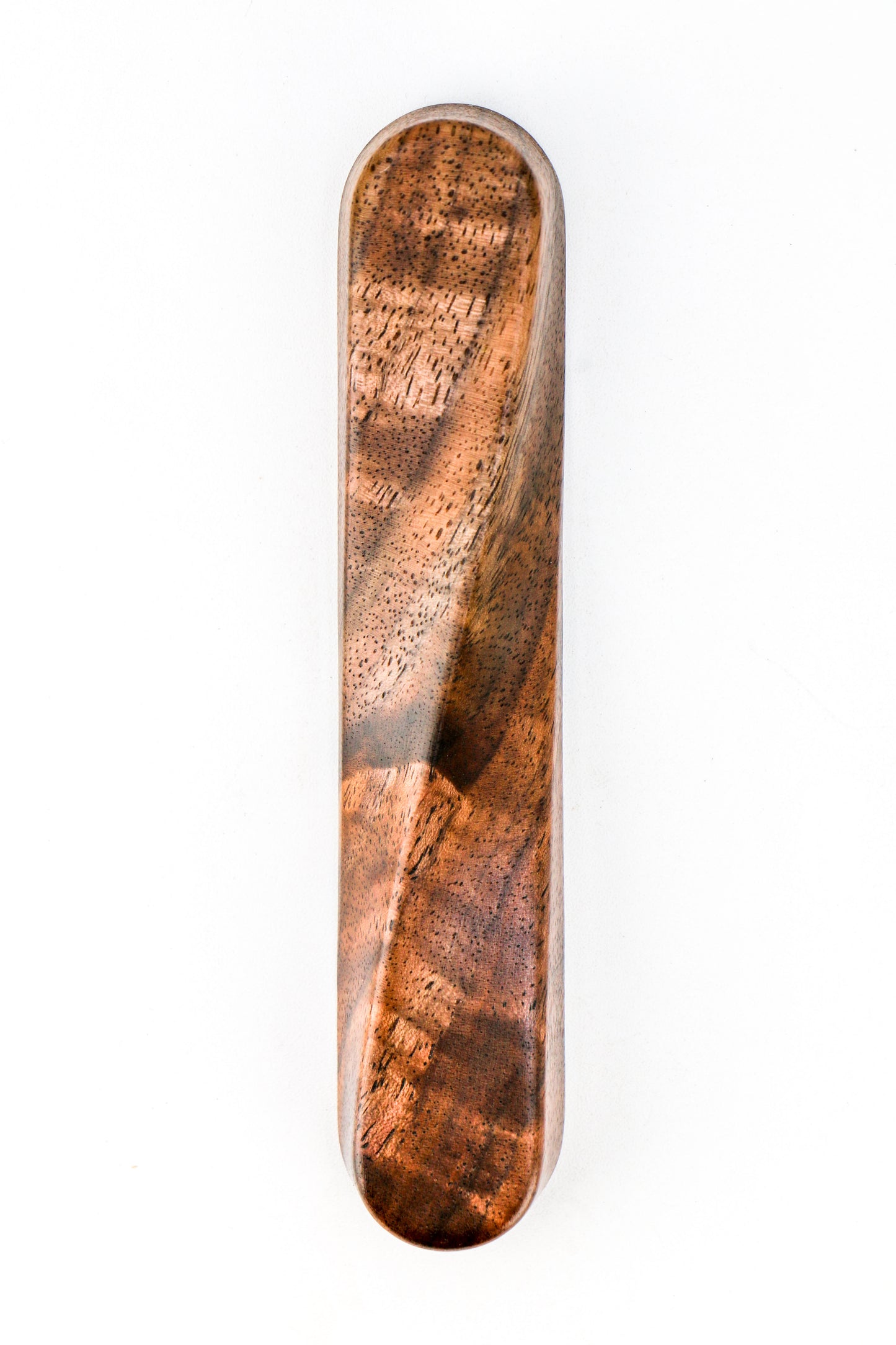 TWIST Mezuzah - Figured Walnut