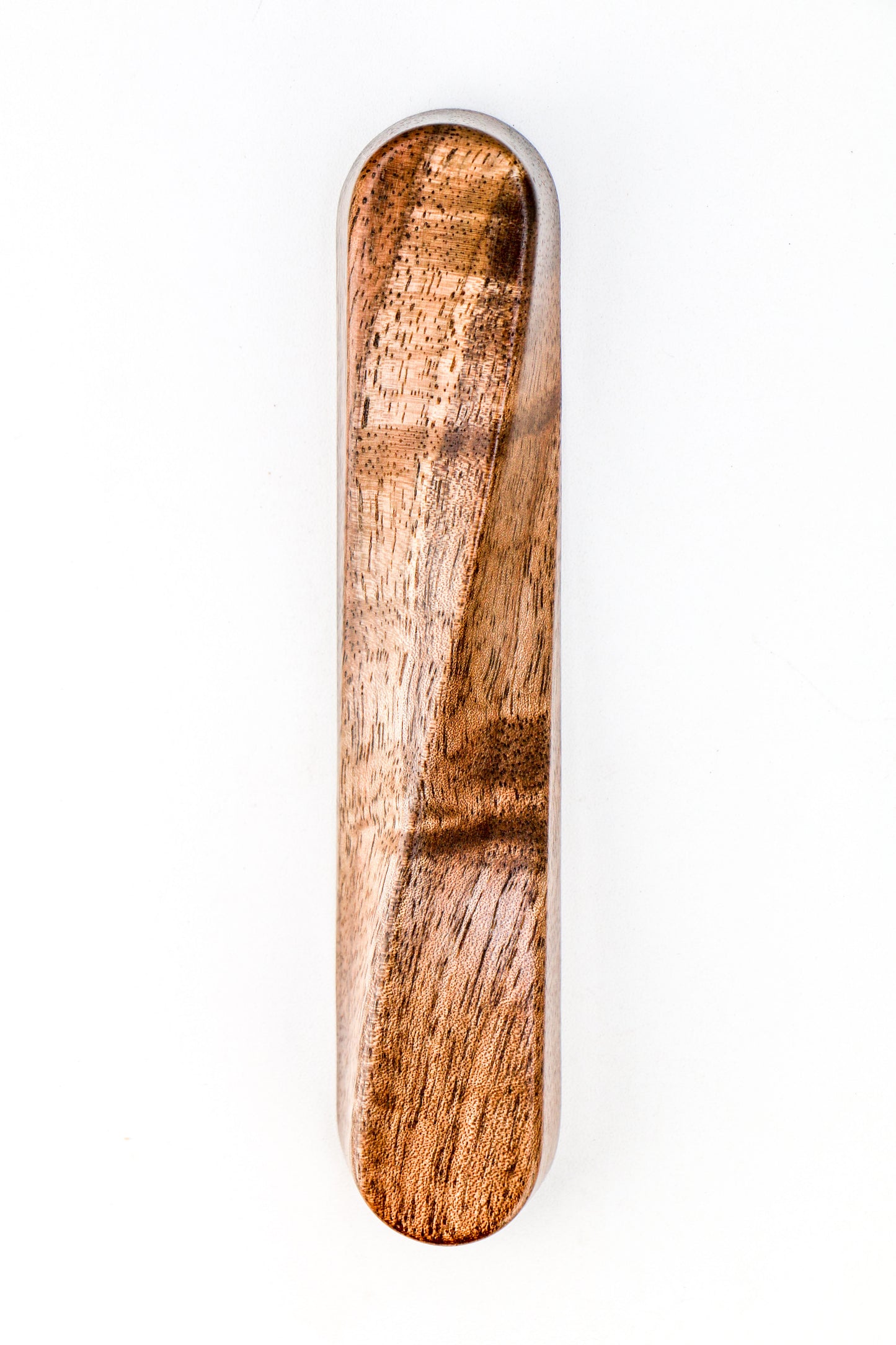 TWIST Mezuzah - Figured Walnut
