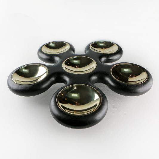 Fidget Spinner Seder Plate - Black