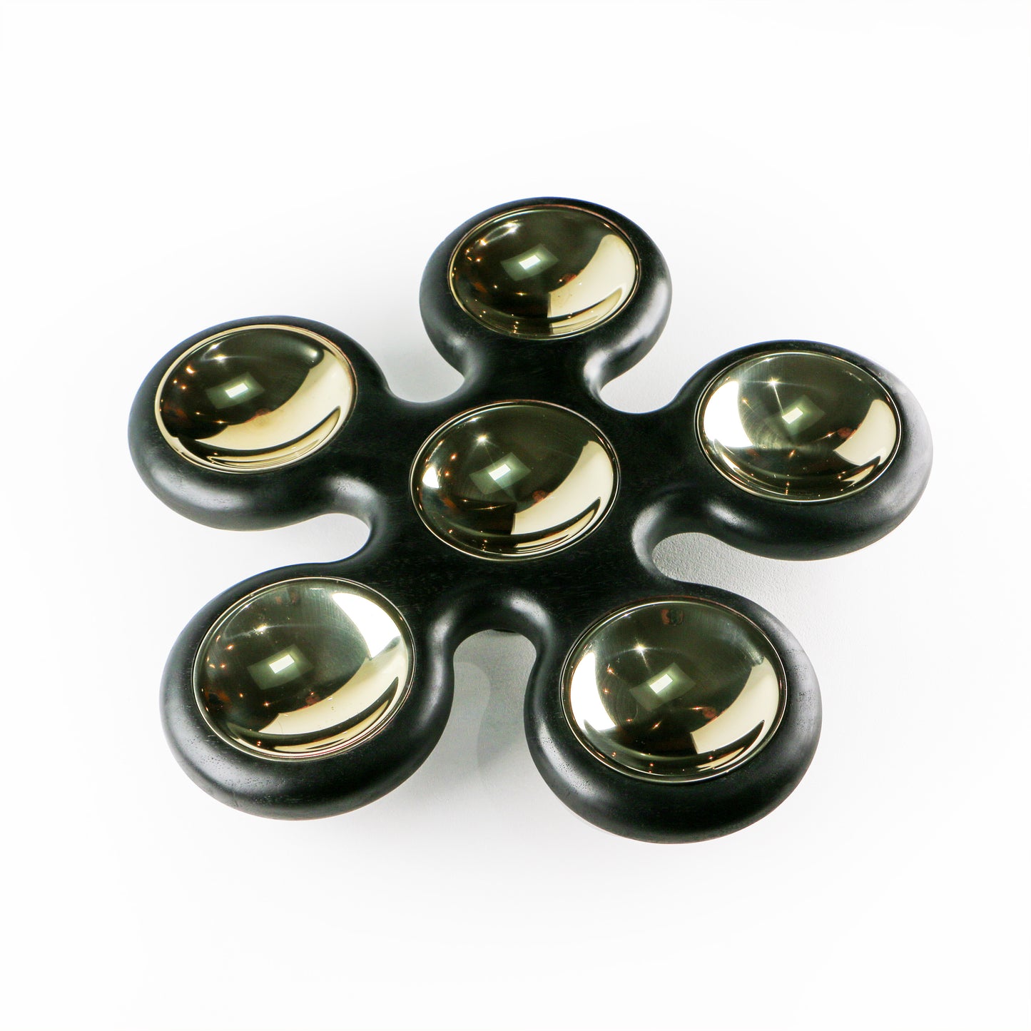 Fidget Spinner Seder Plate - Black