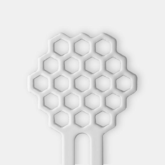 HYVE Honey Dipper | White Stainless