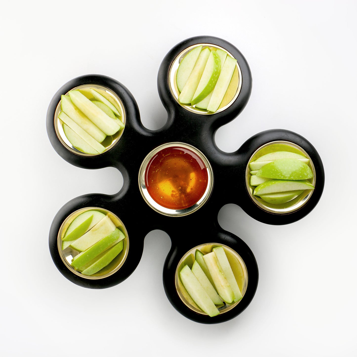 Fidget Spinner Seder Plate - Black