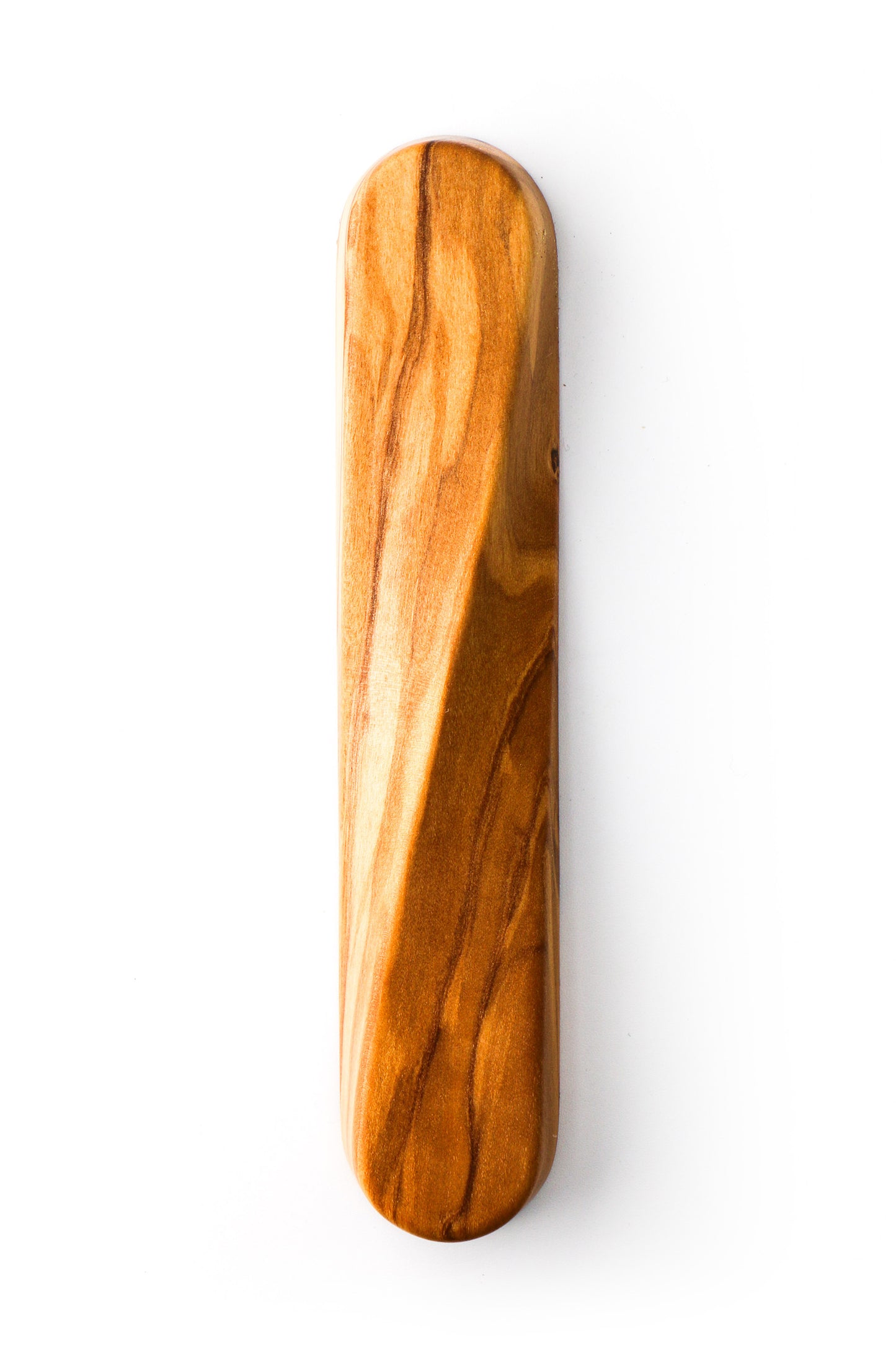 TWIST Mezuzah - Olive Wood