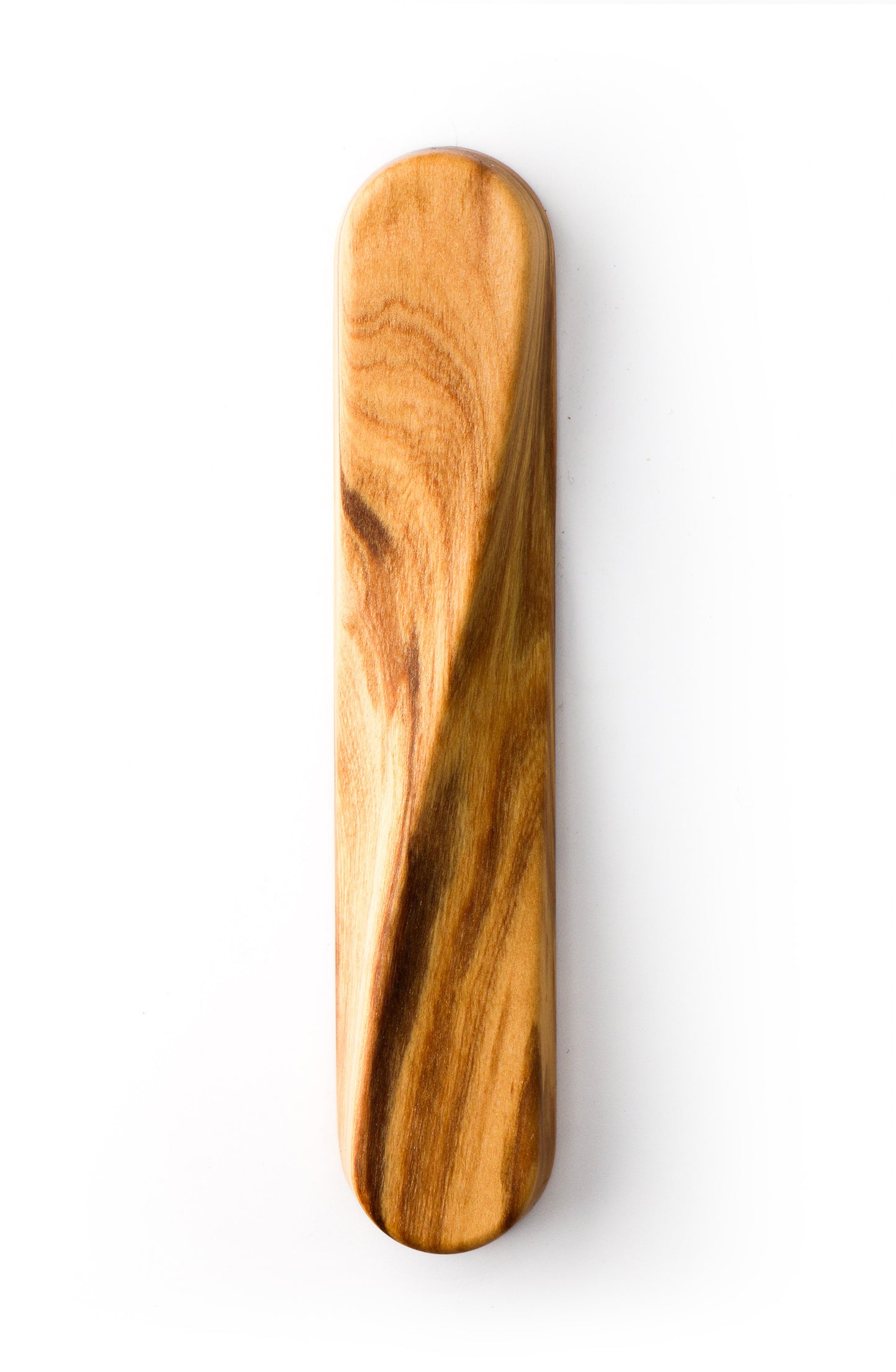 TWIST Mezuzah - Olive Wood