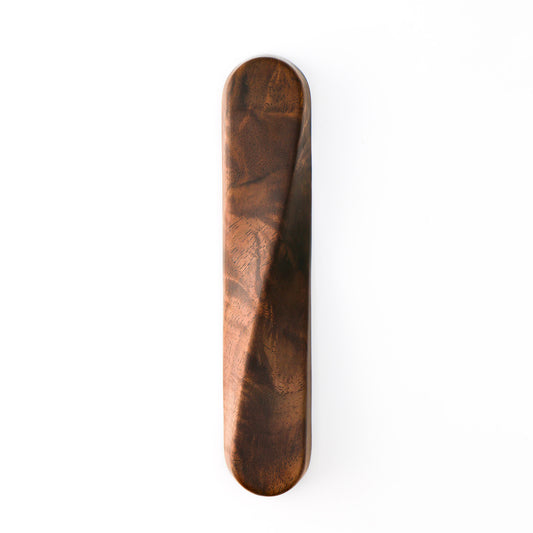 TWIST Mezuzah - Figured Walnut