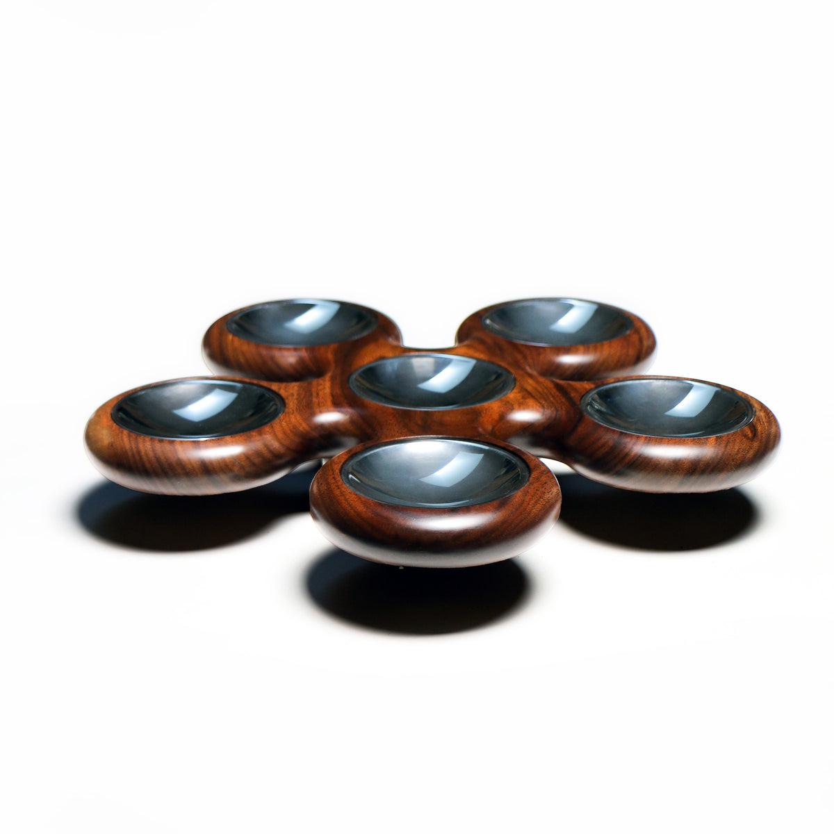 Fidget Spinner Seder Plate - Walnut #2
