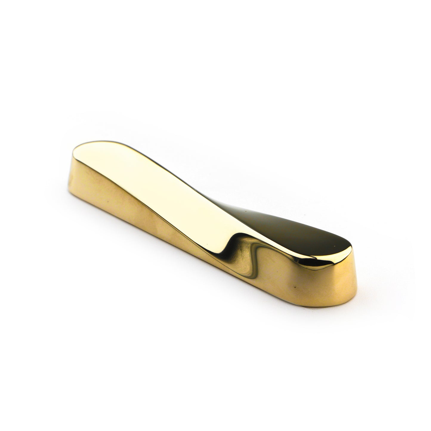 TWIST Mezuzah | Polished Gold Chromed Aluminum