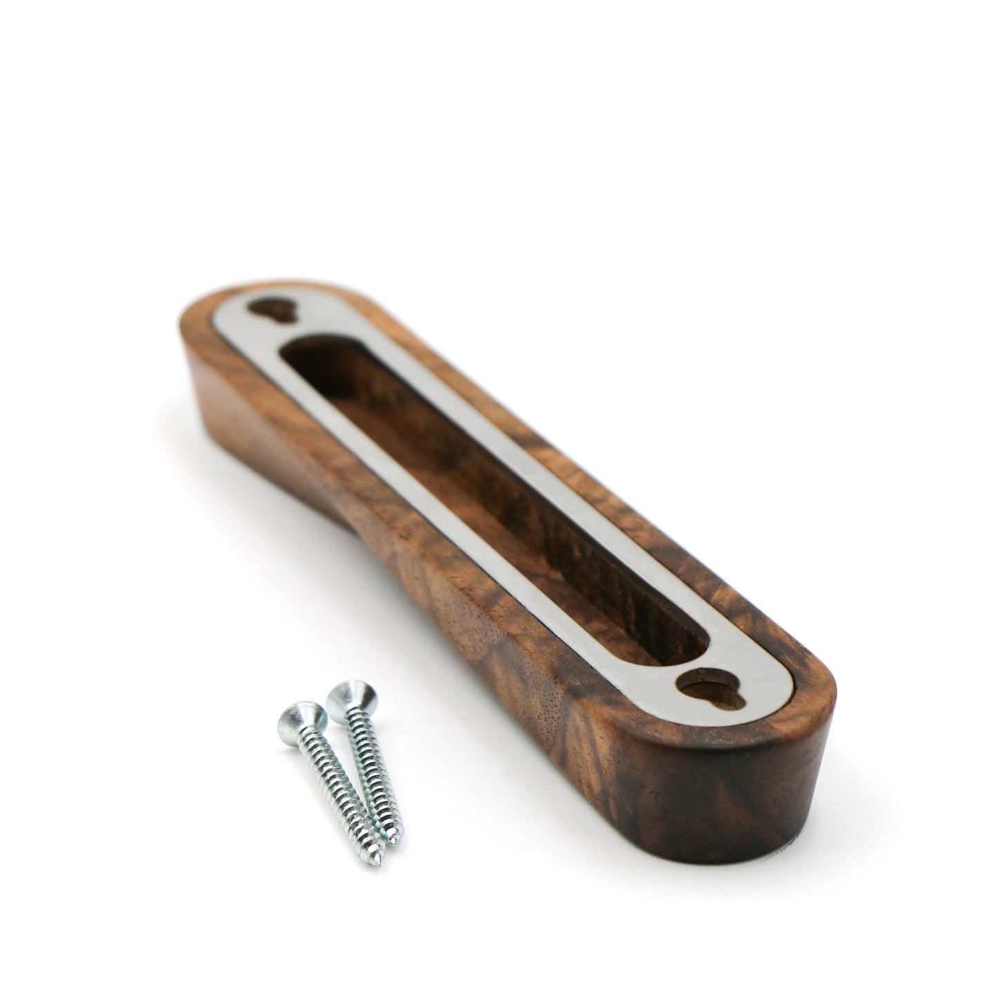TWIST Mezuzah - Figured Walnut