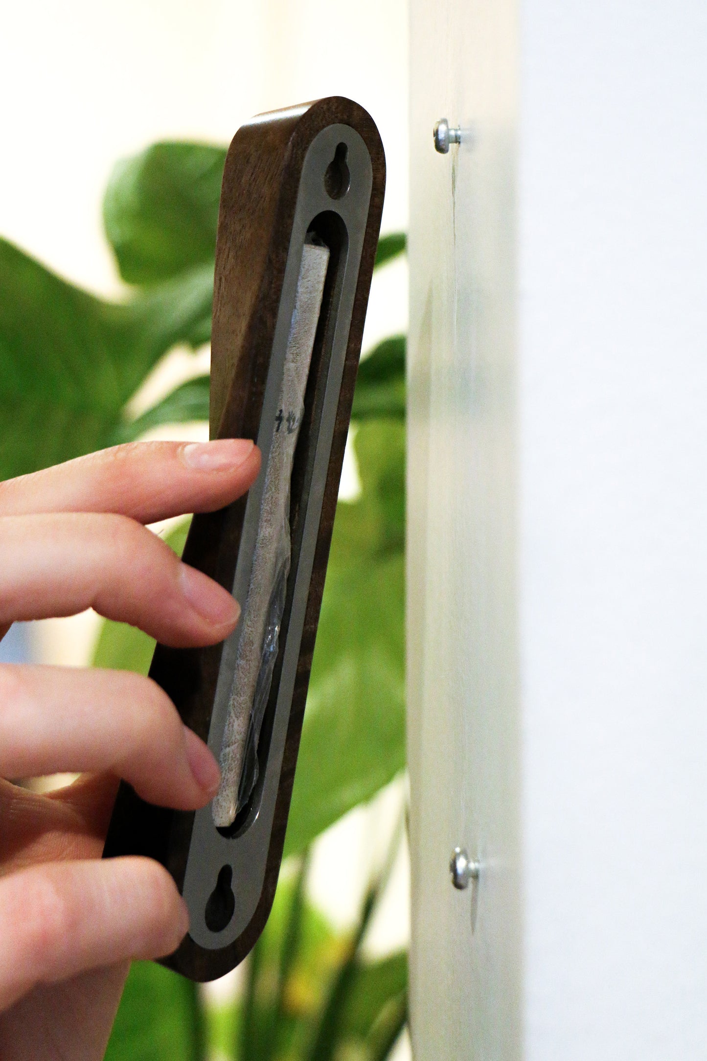 TWIST Mezuzah - Black Walnut