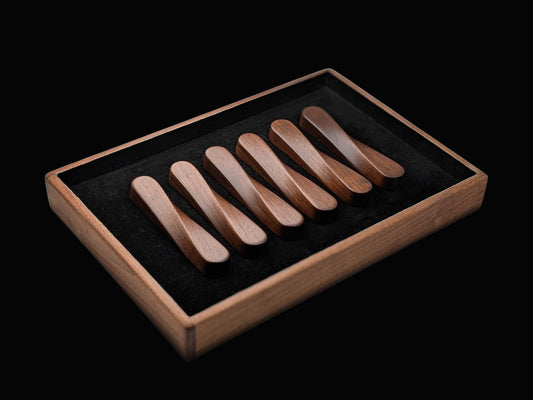 TWIST Mezuzah - Black Walnut