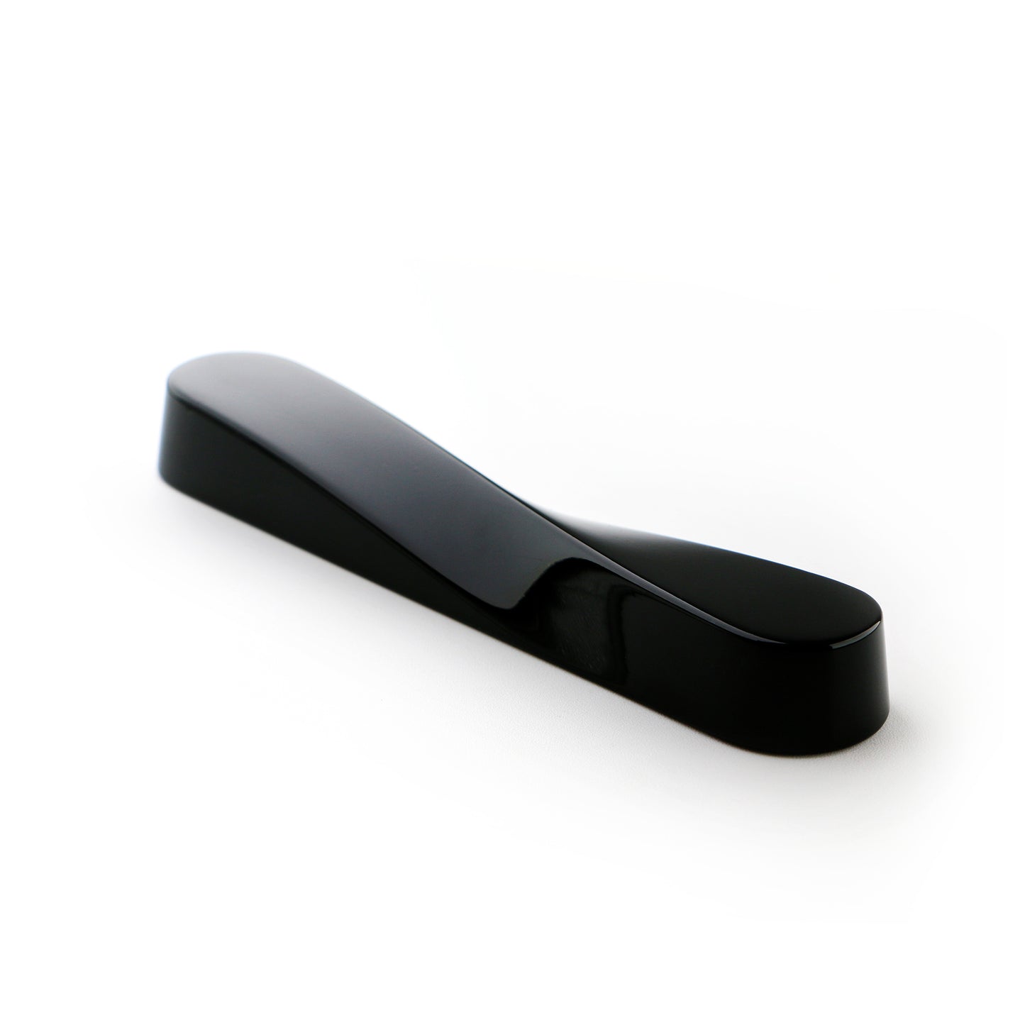 TWIST Mezuzah | Gloss Black Aluminum