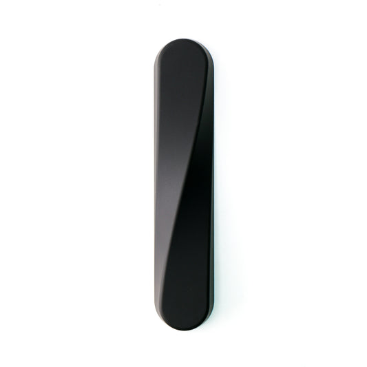 TWIST Mezuzah | Matte Black Aluminum