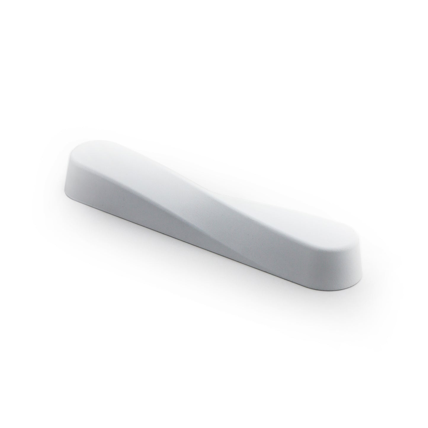 TWIST Mezuzah | Matte White Aluminum