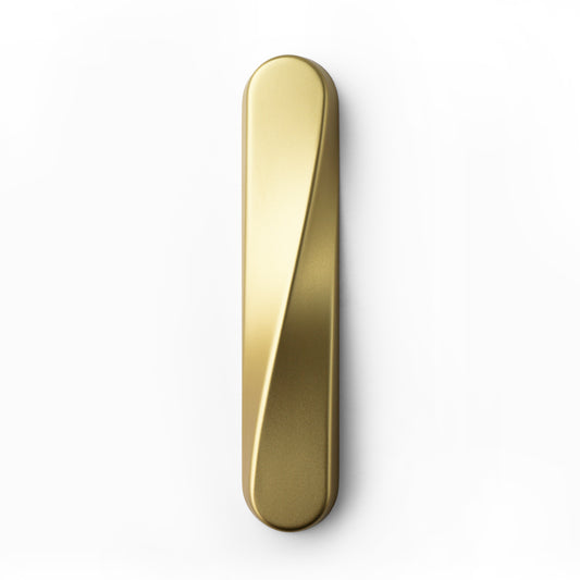 TWIST Mezuzah | Satin Gold (Aluminum)